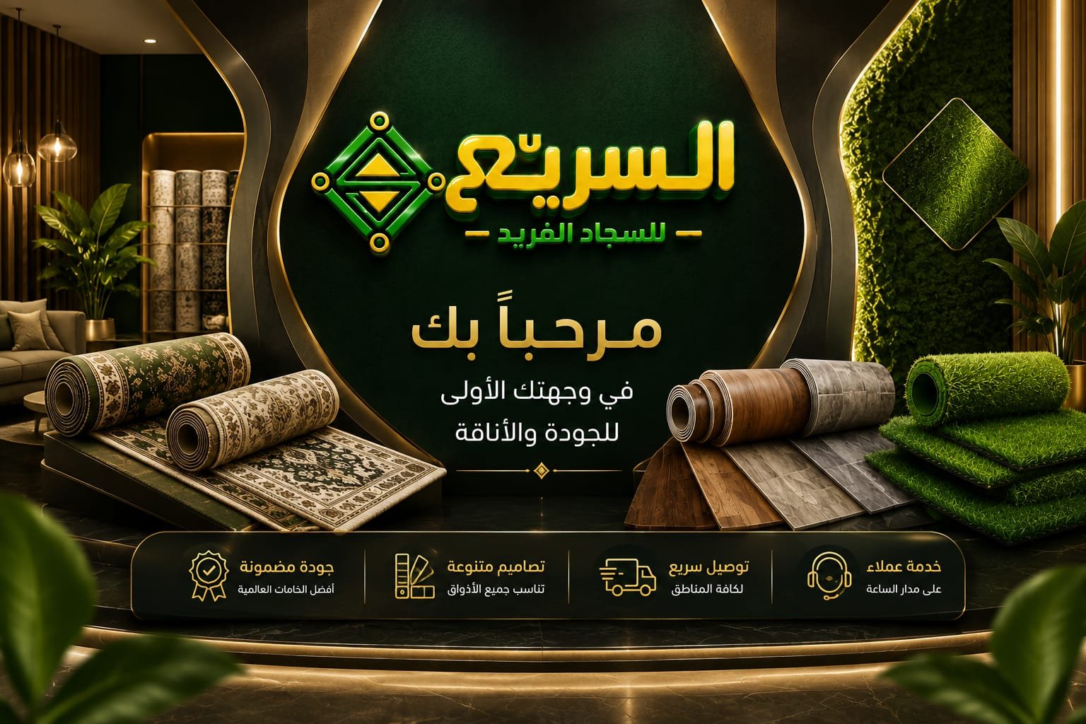 السريع للسجاد الفريد